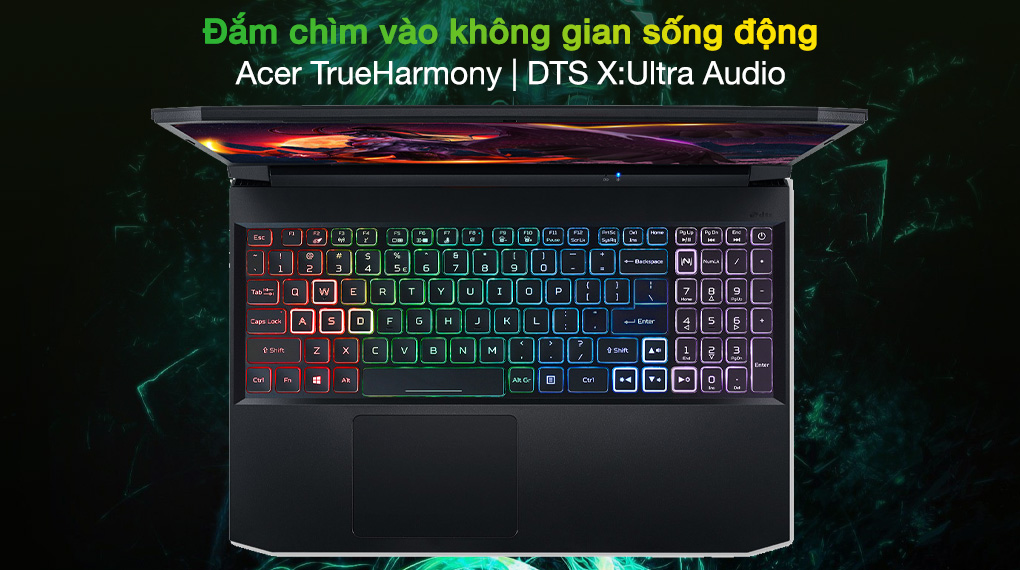 Acer Nitro 5 Gaming AN515 45 R86D R7 5800H (NH.QBCSV.005) - Âm thanh