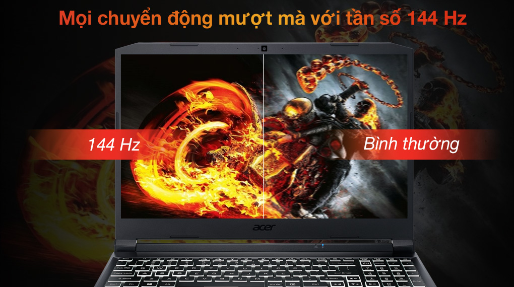 Acer Nitro 5 Gaming AN515 57 50FT i5 11400H (NH.QD8SV.003) - Tần số quét