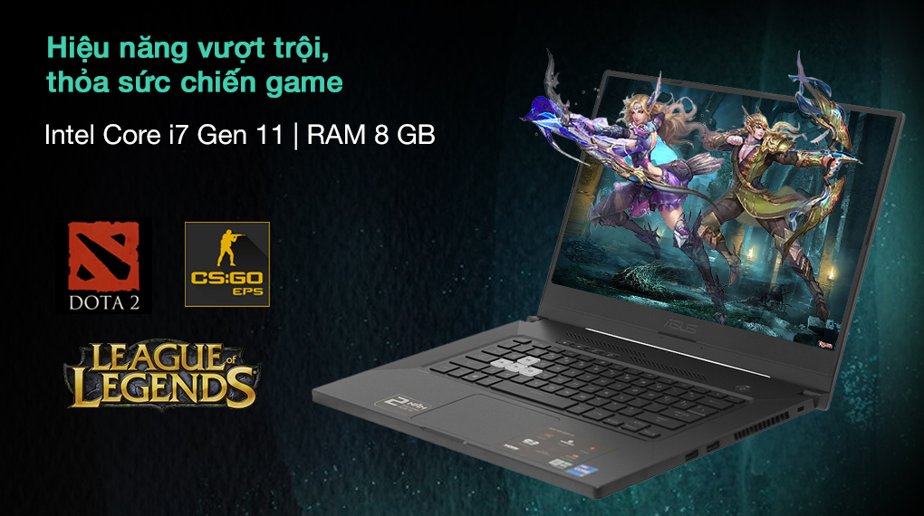 Asus TUF Gaming FX516PE i7 11370H (HN005T) - Cấu hình