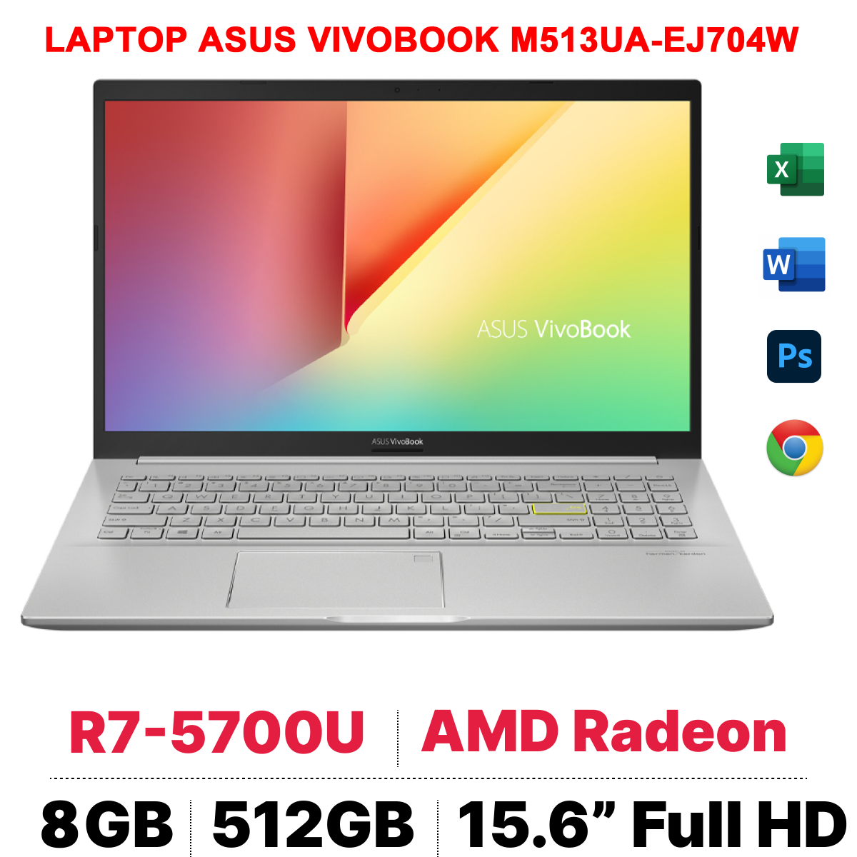 Laptop Asus Vivobook M513UA-EJ704W