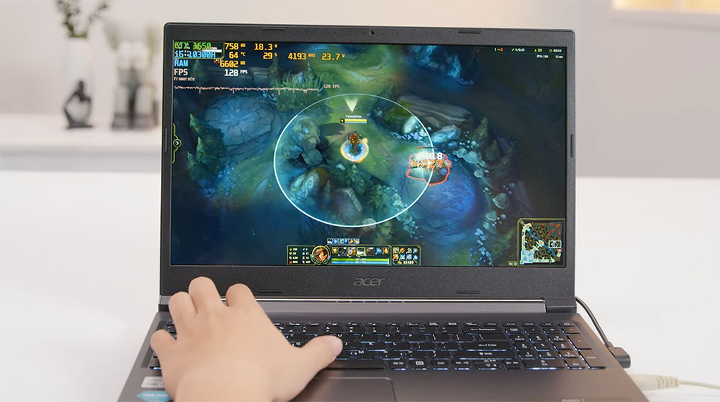 Acer Aspire 7 Gaming A715 75G 58U4 i5 10300H (NH.Q97SV.004) - Chơi game Liên Minh Huyền Thoại