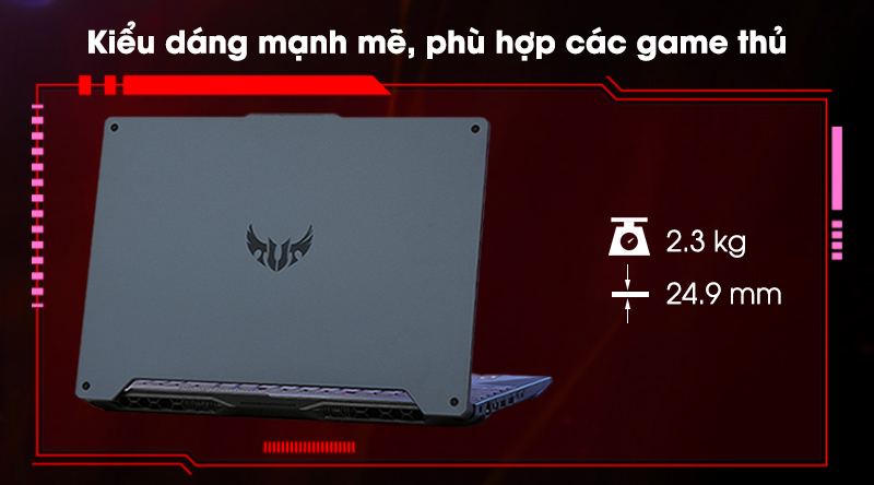 Laptop Asus TUF Gaming FX506LH i5 (HN002T) - Thiết kế