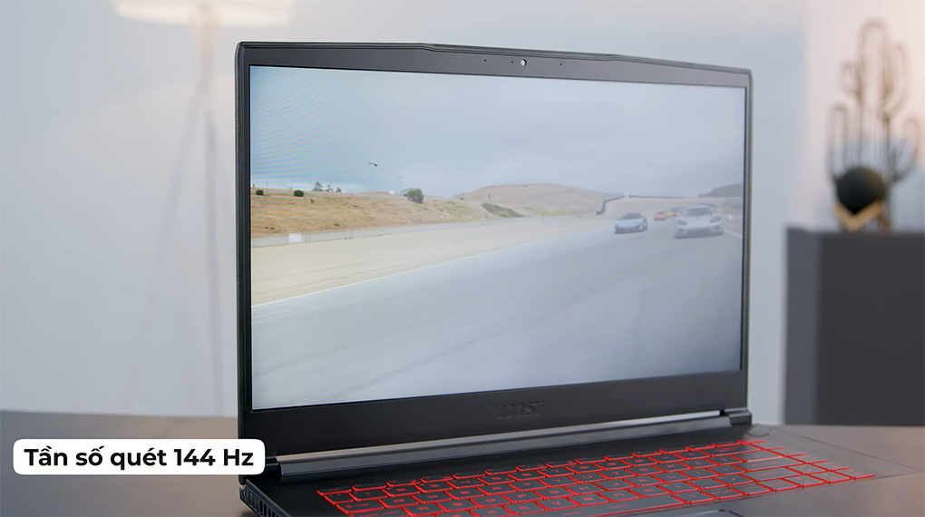 Tần số quét 144 Hz đi cùng laptop gaming cho trải nghiệm tuyệt vời