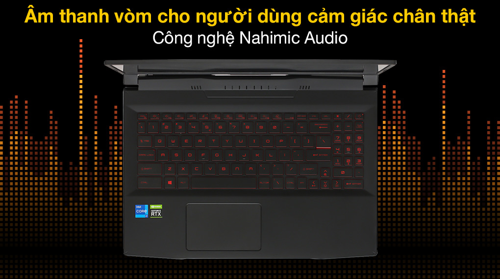 MSI Katana GF66 11UC i7 11800H (224VN) - Âm thanh